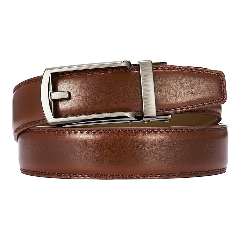 Ceinture garçon à cliquet avec fermeture à snap réglable pour usage occasionnel et formel