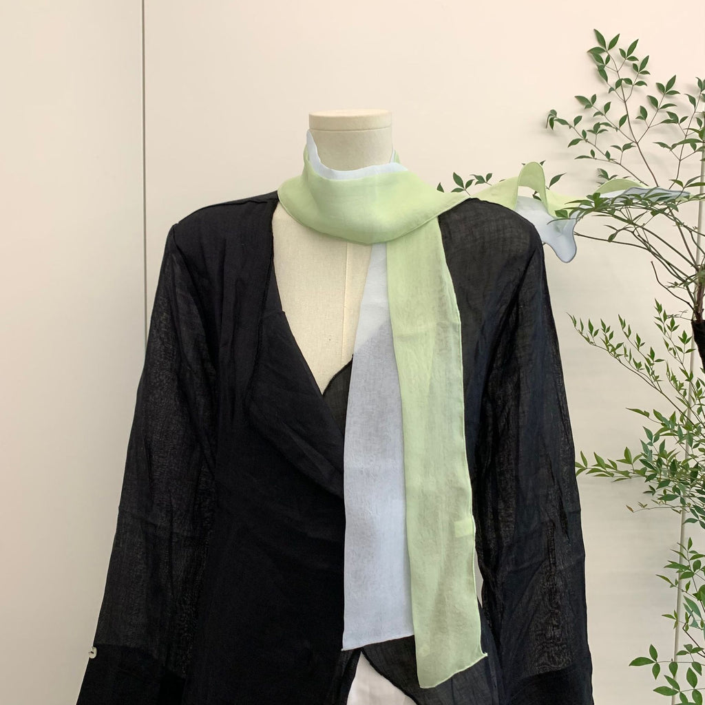 PrintempsSummer Écharpe courte en soie pour les femmes