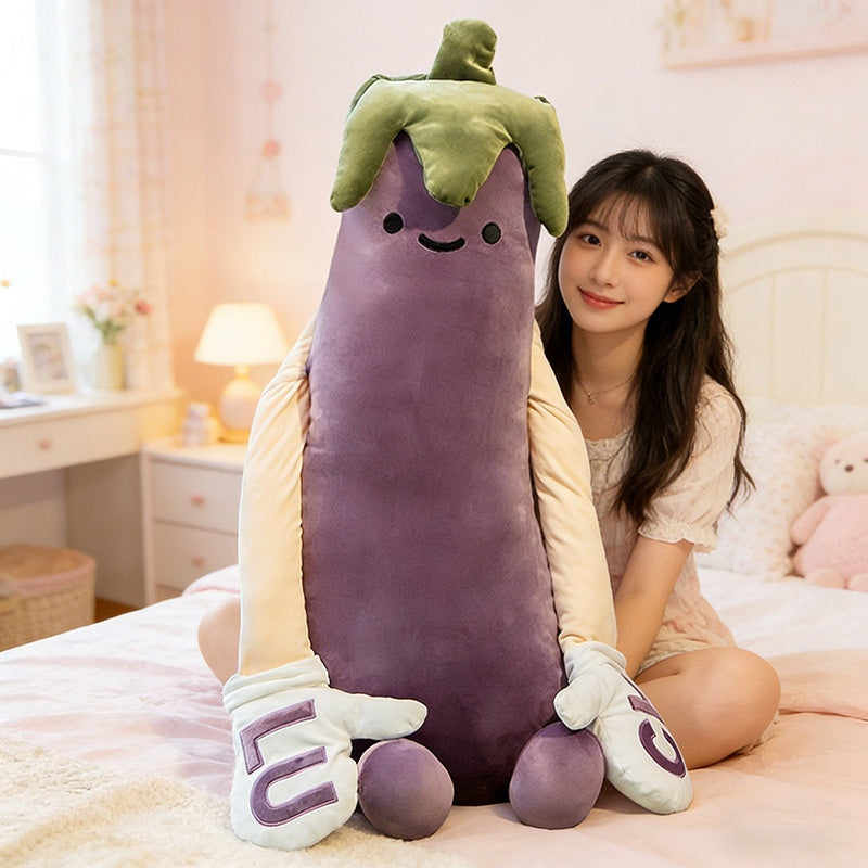 Aubergine Roi Sleep-Talking Plongée Oreiller Doll pour les filles à coucher avec
