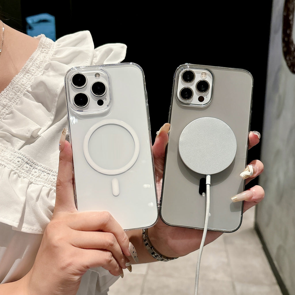 PC Clear Magnetic Protective Phone Case