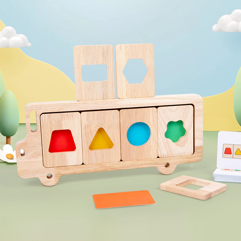 Éducation précoce Géométrie Puzzle tridimensionnel Cognition couleur bébé