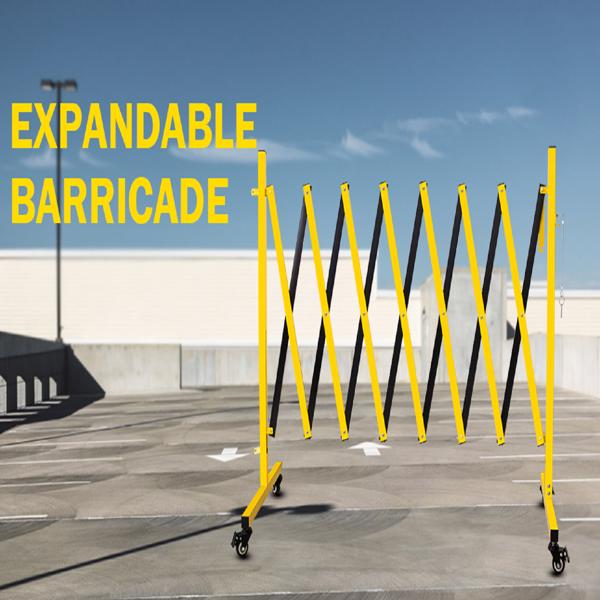 Barricade extensible en métal