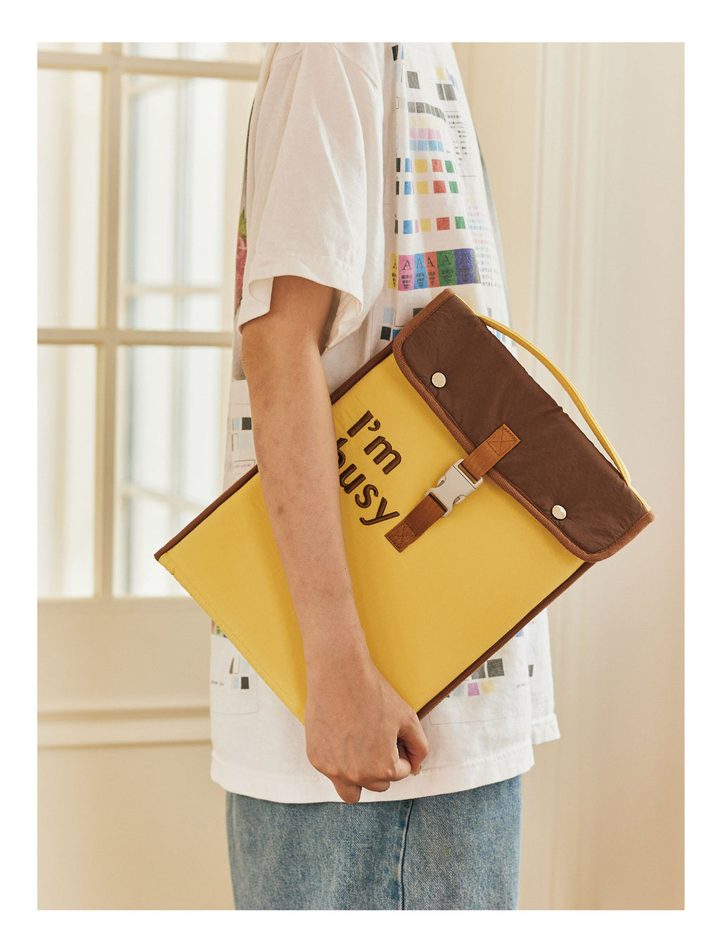 Sac d'ordinateur IPad bloqué couleur