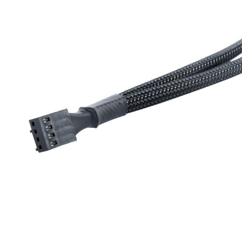 4-Pin Motherboard Temperature-Controlled Cooling Fan with Mesh and CPU Adapter Cable