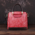 Large-capacity vintage leather bag