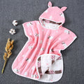 Cape de serviette de bain pour enfants avec cap Pure Cotton Gauze