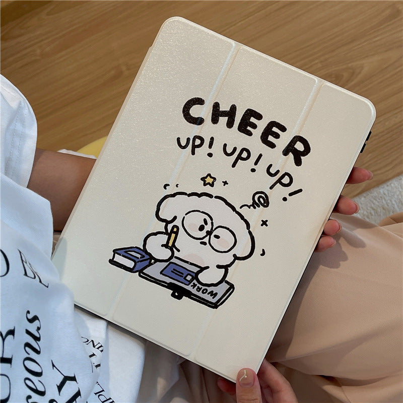 Réparer plaque de dessin animé de chien avec la fente de stylo Acrylique souple anti-chute