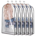 5 Pack 60In OU 40In Options Sac de vêtement pour suspendre des vêtements Organisation Imperméable à la poussière Waterpr