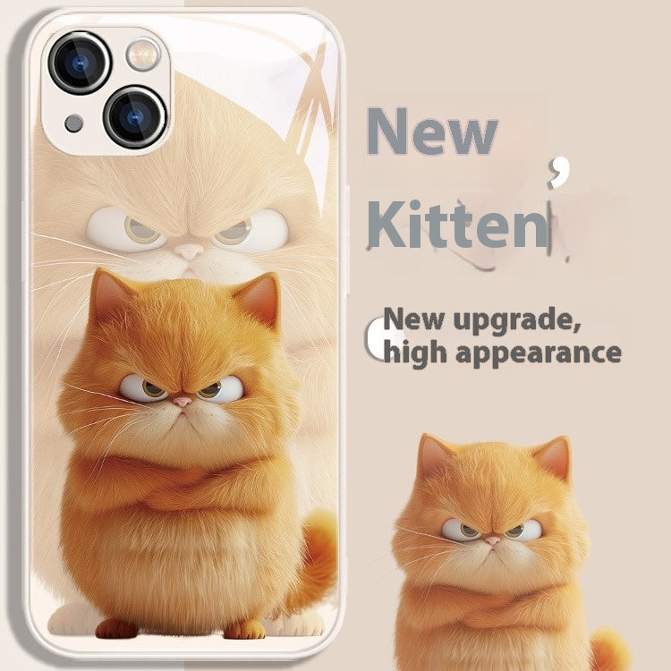 Dossier de téléphone chat Niche amusant et mignon