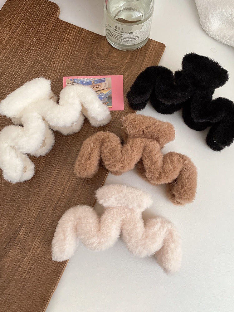 En automne et en hiver, ondulation Grip femmes haute Sens Grande coiffure