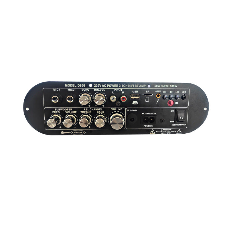 Conseil d'amplificateur numérique Bluetooth 21 canaux haute et basse tonalité Super Dynamic Bass Boost Bonjour