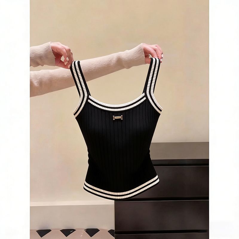 Camisole de base intérieure tricotée pour femmes