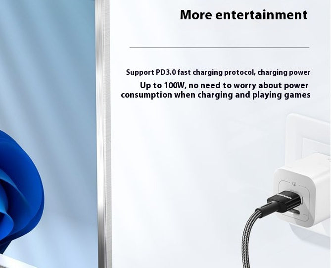 11-en-1 Expansion Dock Typ-c HUB Multi-fonctions Gigabit Port Câble Seperater