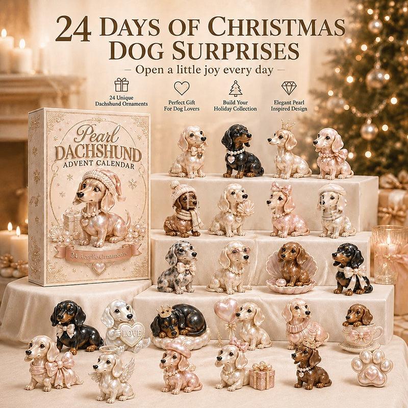 Pearl Dachshund Calendrier de Noël