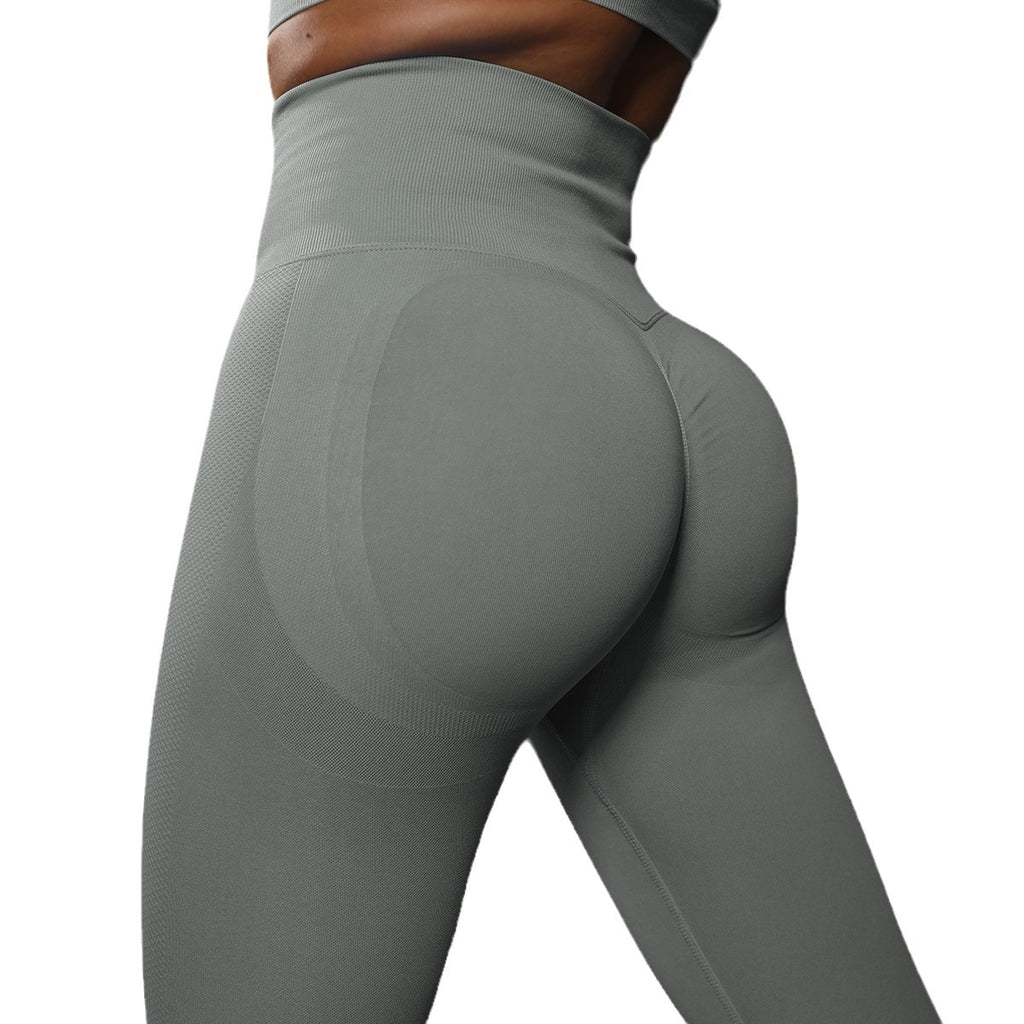 Femmes sans couture haute taille Yoga pantalons Peach Butt Lifting Tights Course entraînement jambe de fitness
