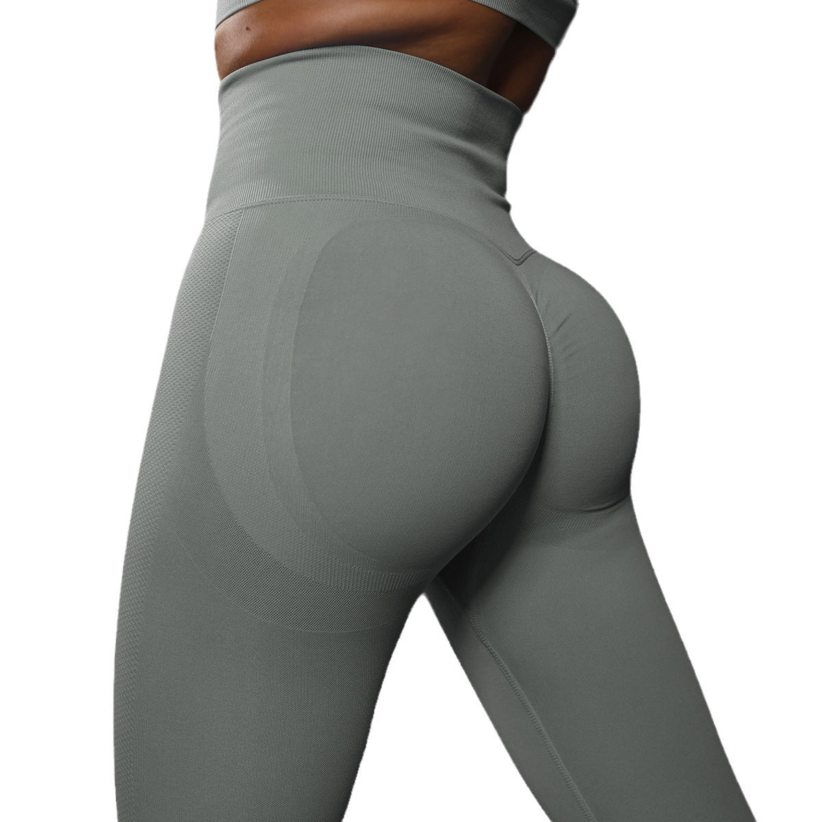 Femmes sans couture haute taille Yoga pantalons Peach Butt Lifting Tights Course entraînement jambe de fitness