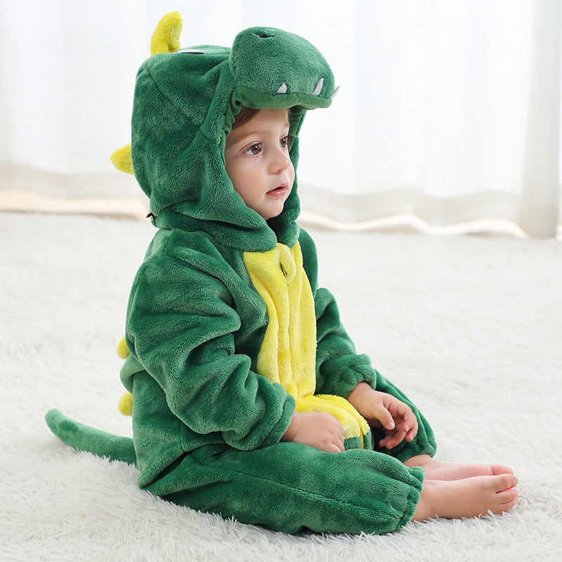 Flannel animal onesie pour les enfants