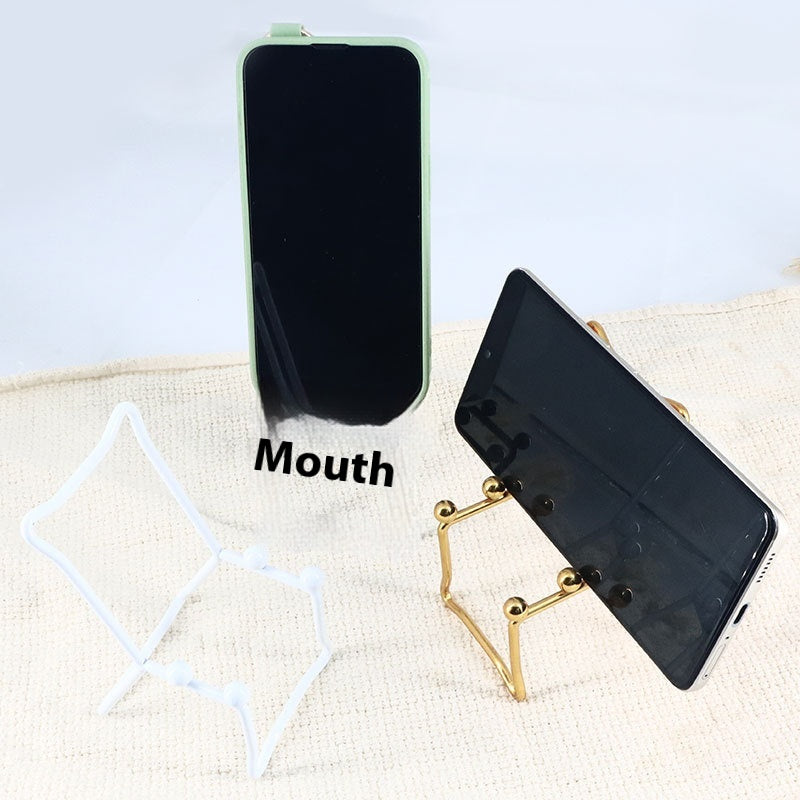 Simple Desk Creative Mobile Phone Iron Bracket