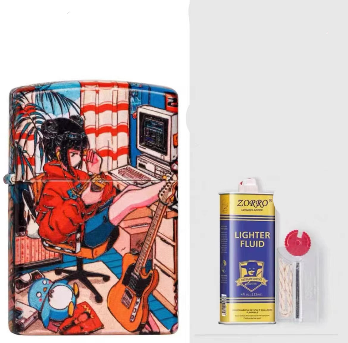 Kerosene Lighter Essence anti-vent Roue de broyage Élément secondaire Niveau d'apparence élevé