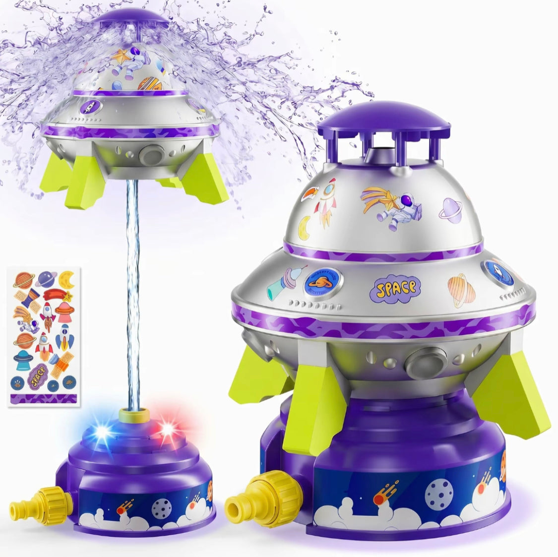 Kids UFO Rocket Water Sprinkler