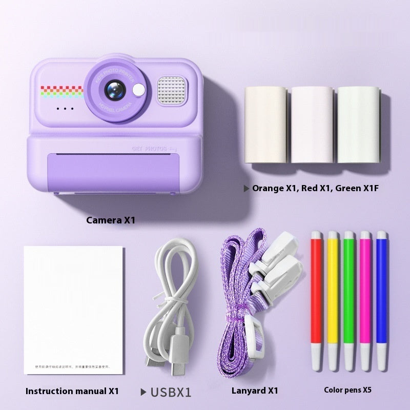 Photo HD et caméra d'impression instantanée vidéo