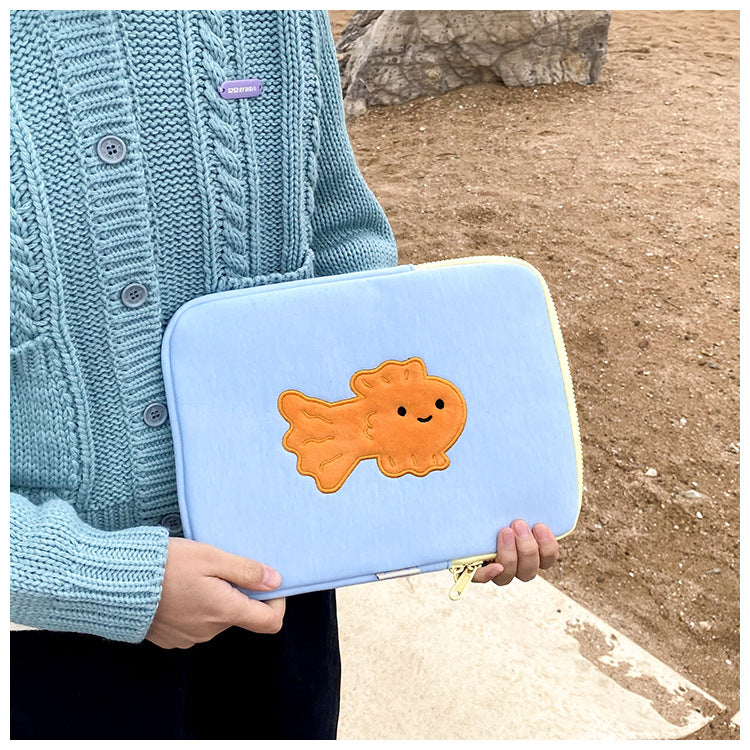 Cute Goldfish Tablet PC Protection Sac à manches
