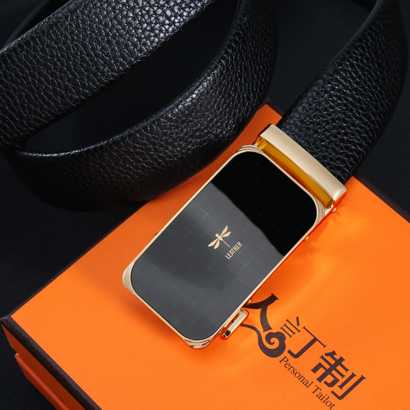Men's Casual Business Split Leather Belt