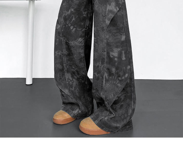 Jeans hommes plissés