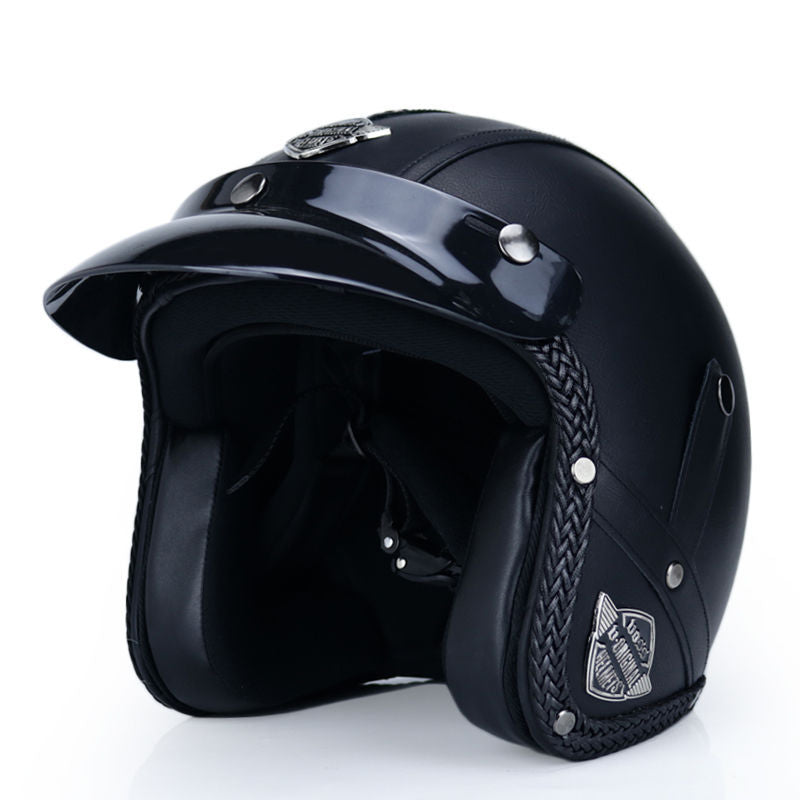 Retro Moto Casque Homme Moto