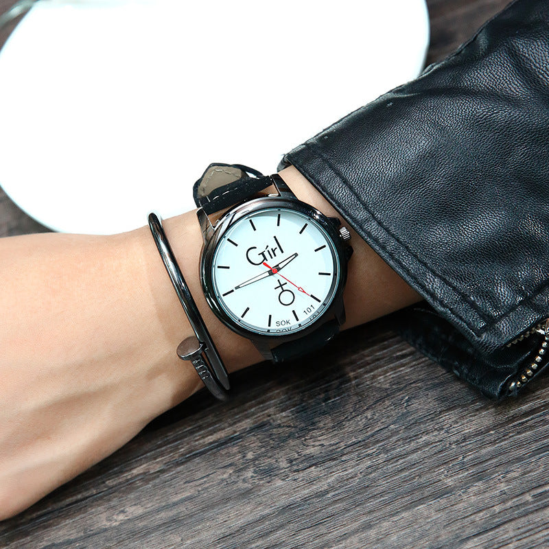 Fashionable Harajuku-style Retro Couples Montres