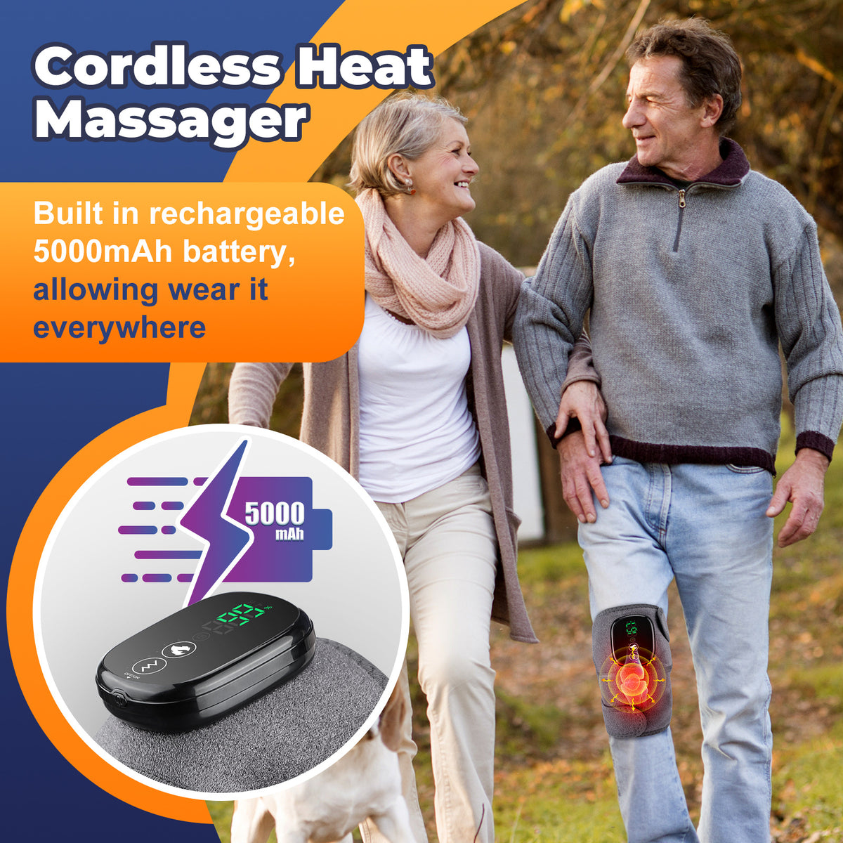 Electric heated pads with vibration massage shoulder support
