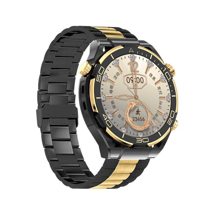 Extraordinaire Gold Edition Multi-fonction Intelligent Sports Electronic Smart Watch