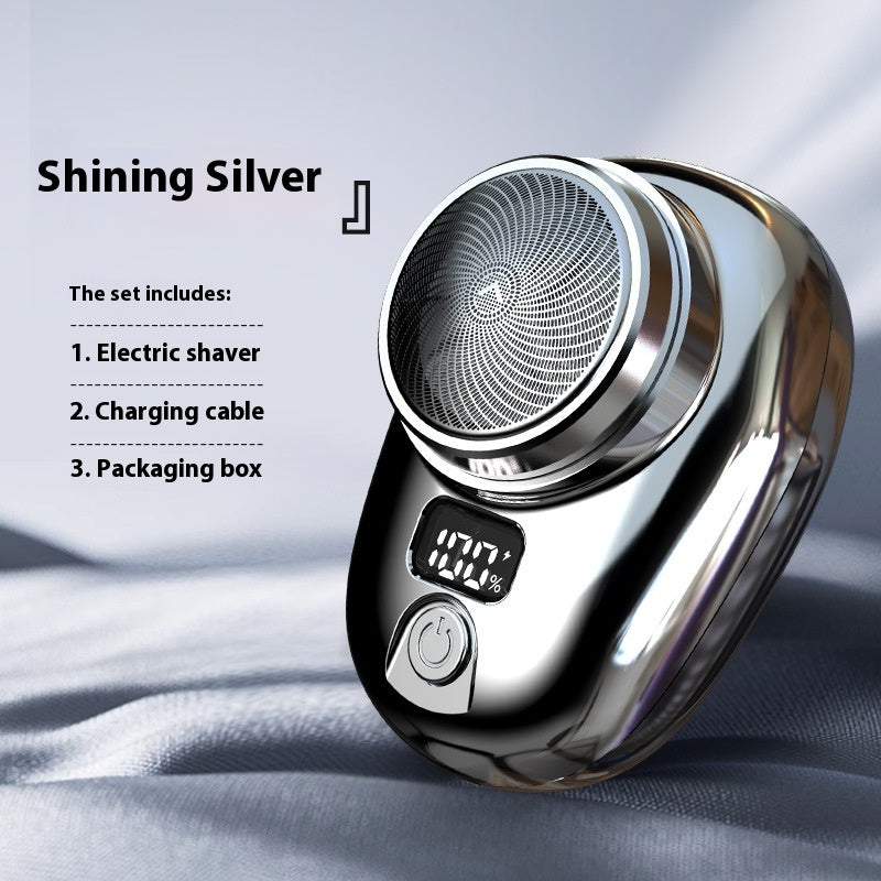 Mini Éclectique Shaver Portable Voyages Hommes serrure électrique et charge Spray de rasage Pogonotomy