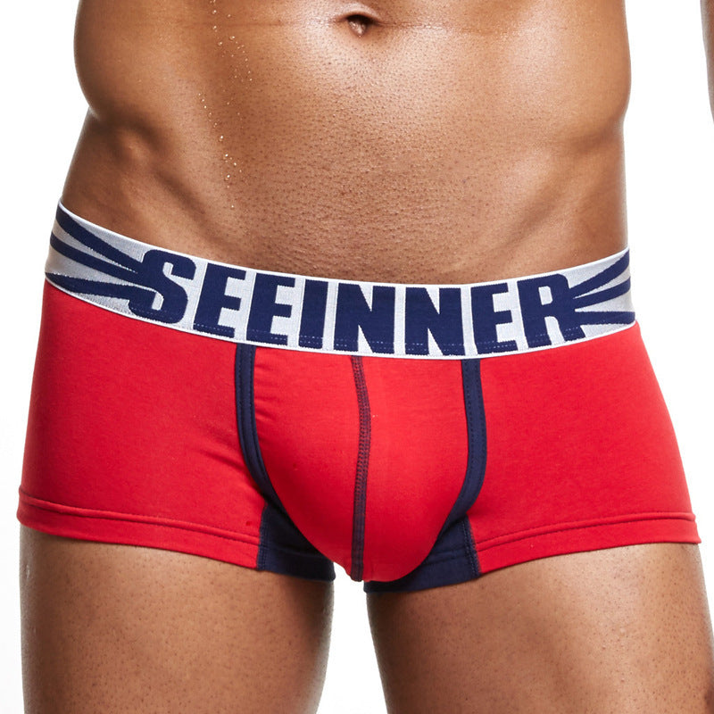Sous-vêtements de design convex de type U en coton pour hommes