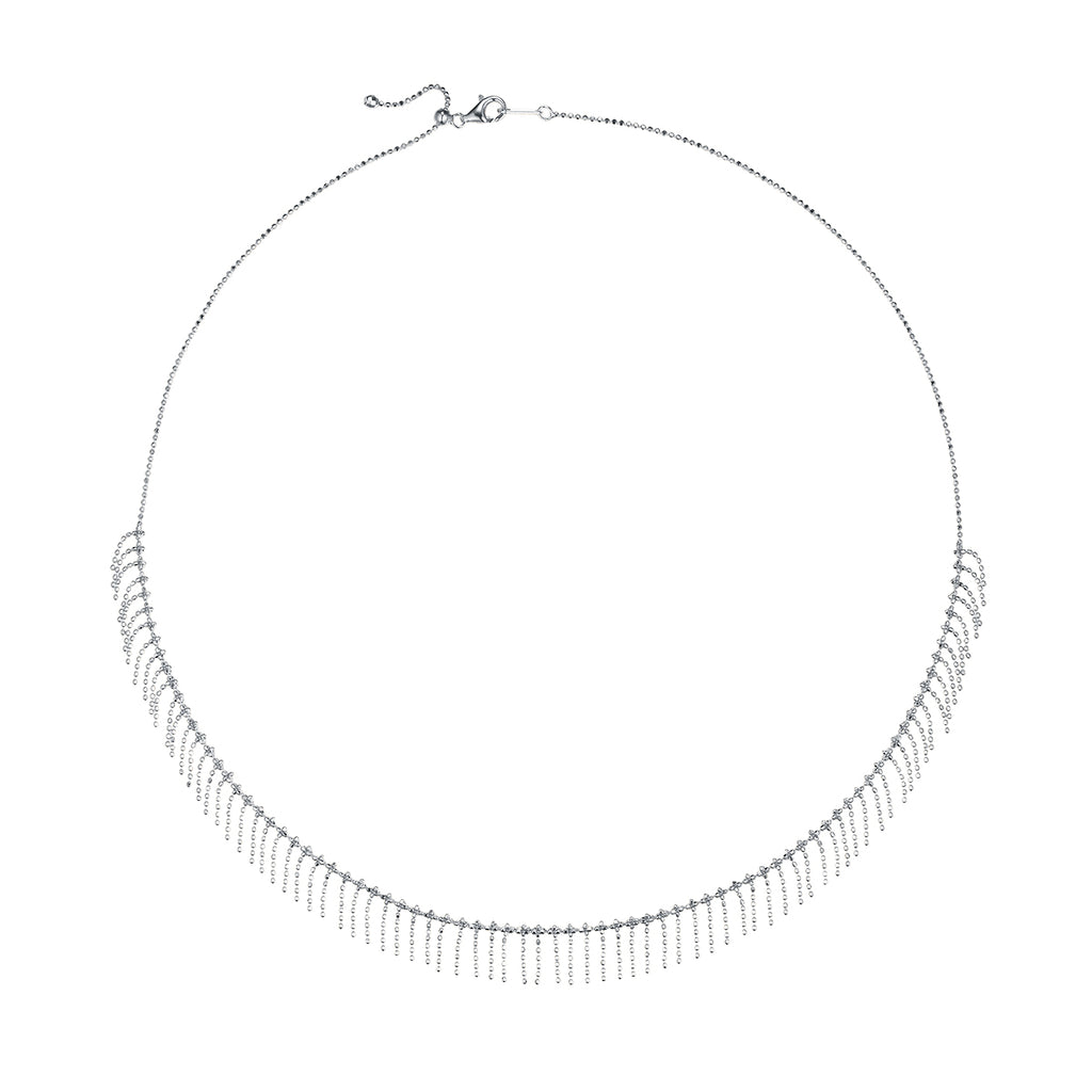 S925 Collier en argent sterling pour femmes 45cm réglable 3.9g léger 10,5mm Wid