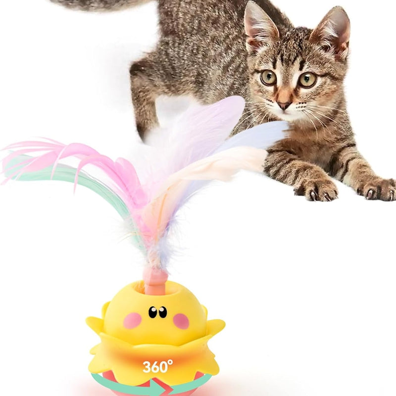 Automatic Interactive Cat Feather Toy