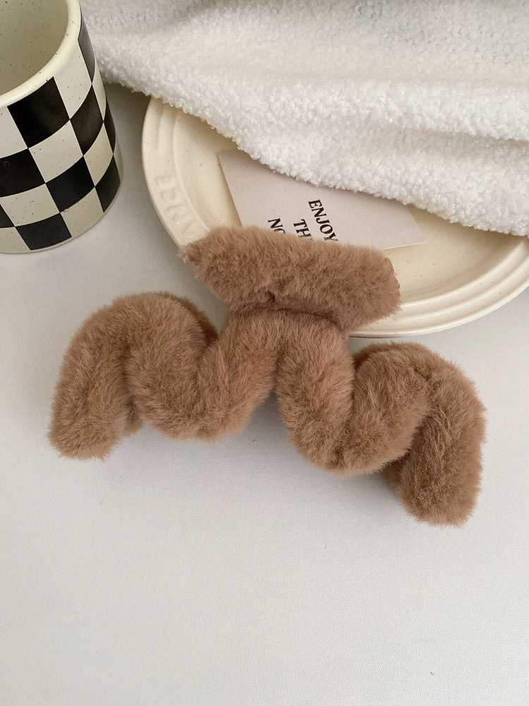 En automne et en hiver, ondulation Grip femmes haute Sens Grande coiffure