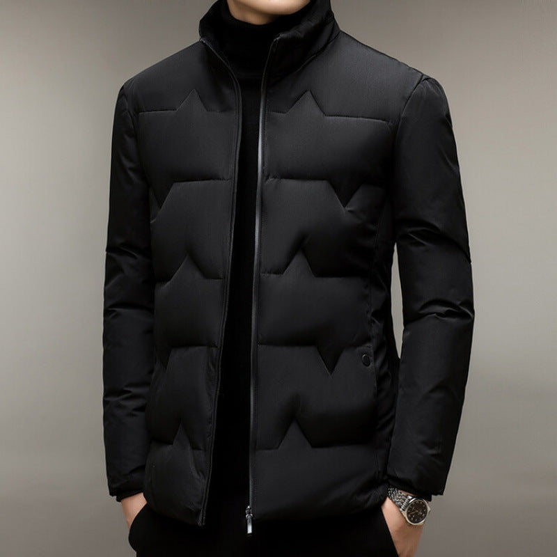 Veste rembourrée en coton pour homme d'âge moyen