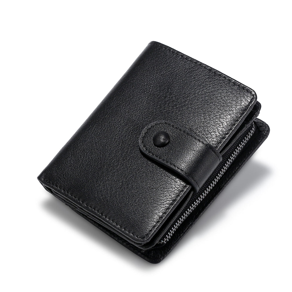Portefeuille en cuir multifonctionnel pour hommes