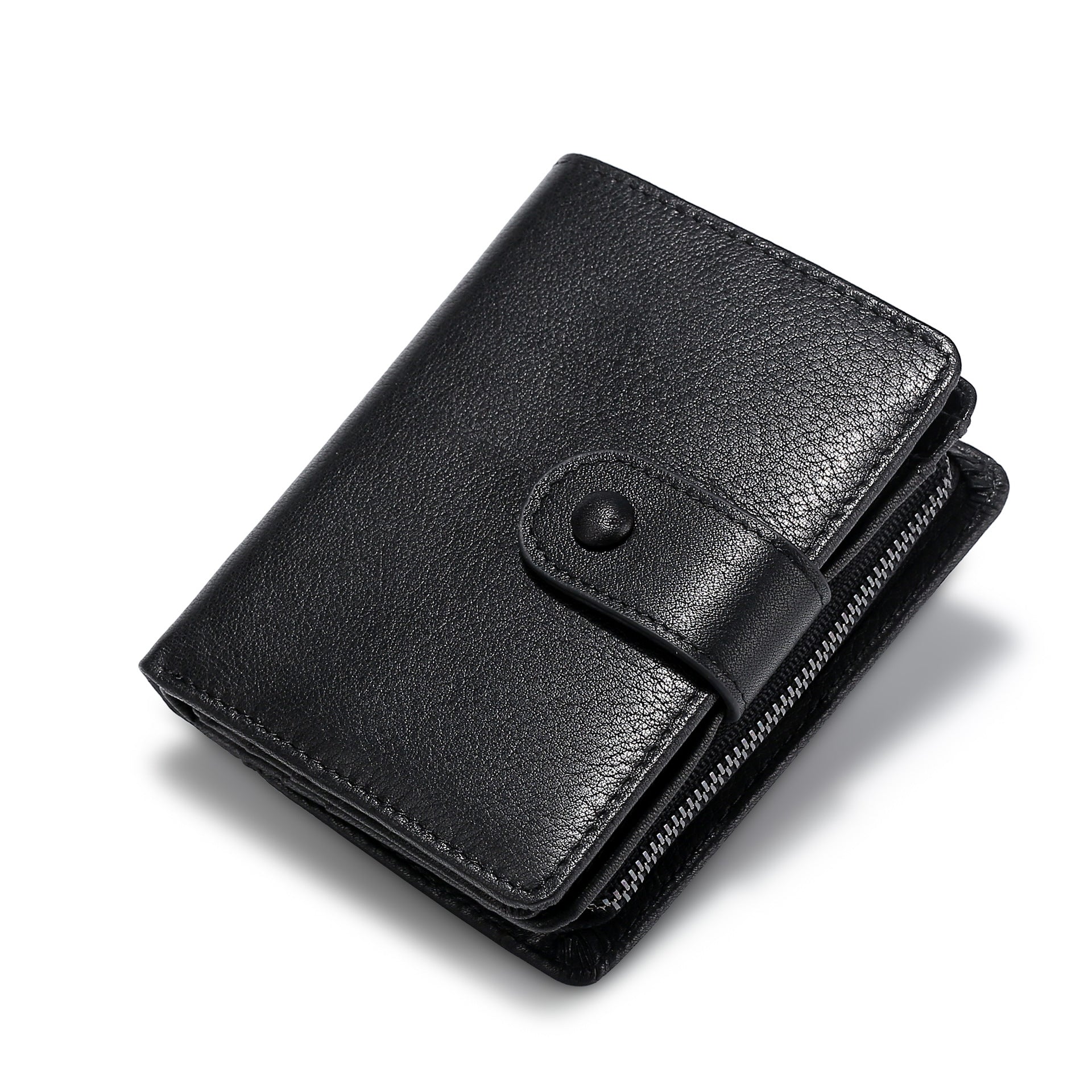 Portefeuille en cuir multifonctionnel pour hommes