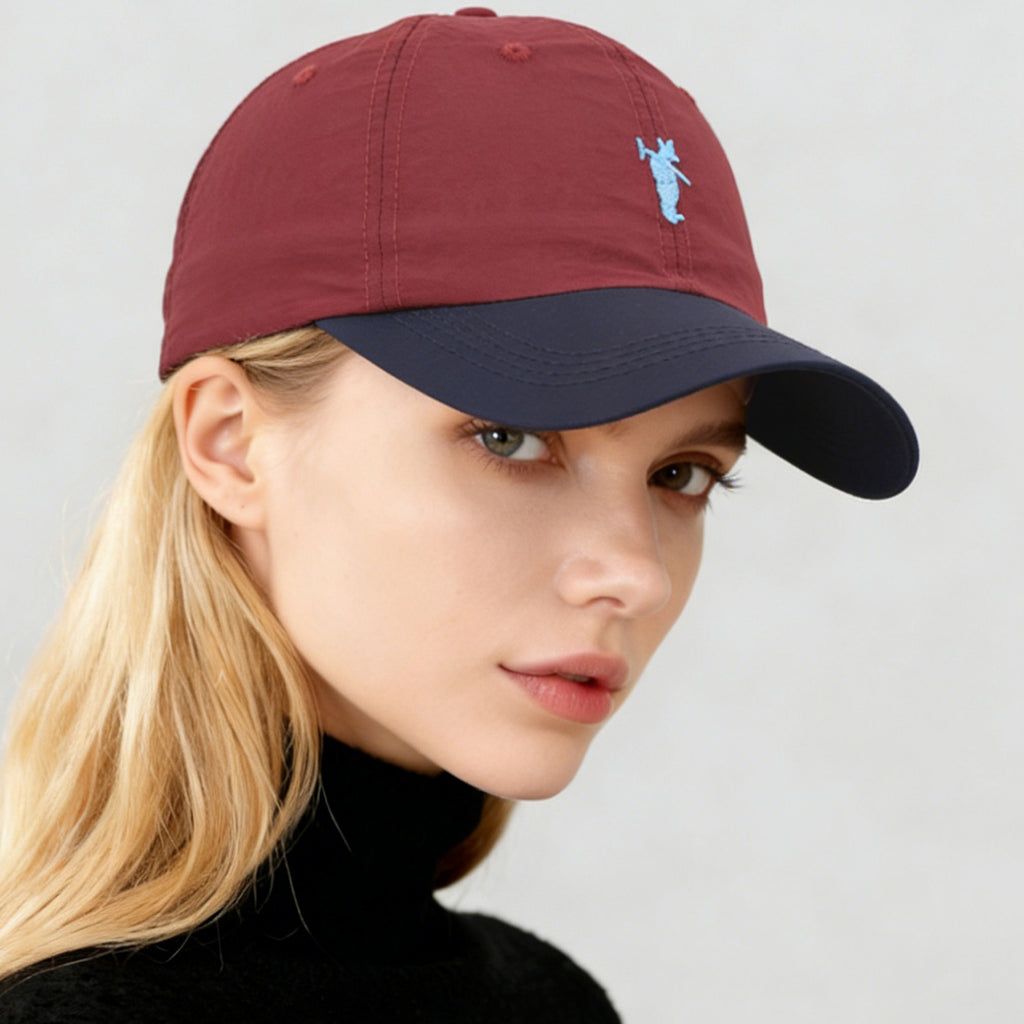 Bouchon de baseball brodé multicolore pour ours à la mode avec des caractéristiques polyvalentes et à séchage rapide