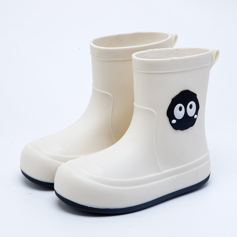 Bottes de pluie cartoon coréenne mignonnes Femmes non-dérapant