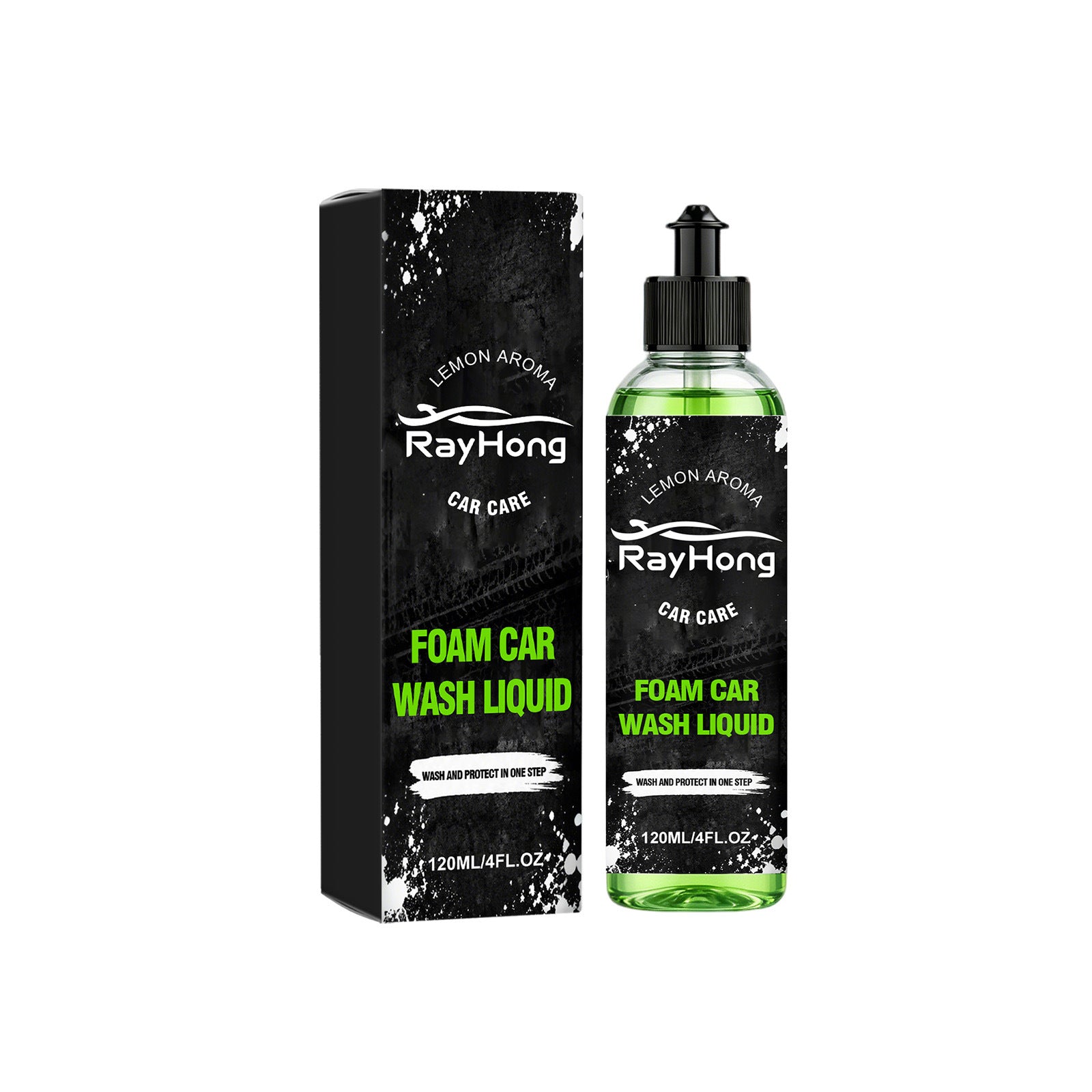 RAYHONG Mousse Laver la voiture Solution de nettoyage quotidien liquide pour enlever les étamines