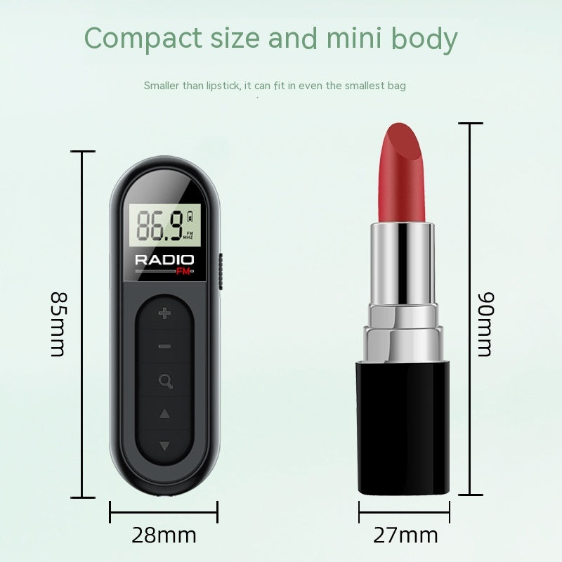 Radio Mini rechargeable avec clip