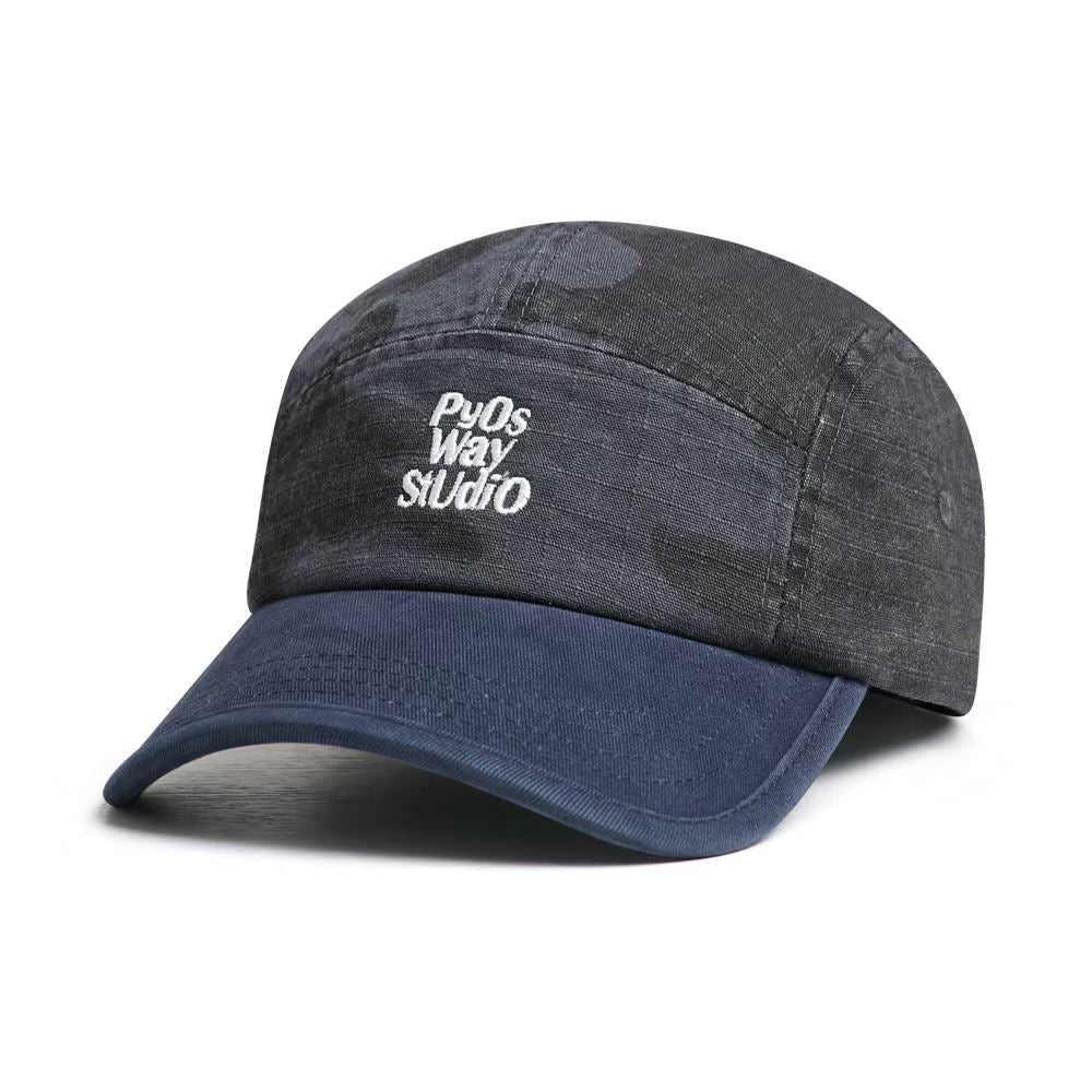 Mode Retro Laverd Patchwork Lettre Casquette de baseball