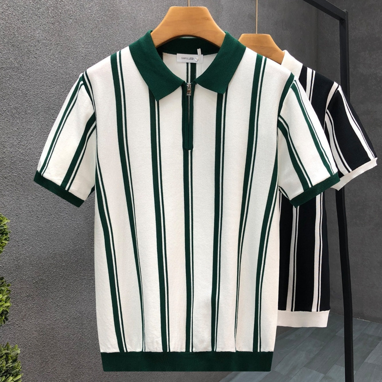 Polo à manches courtes à manches courtes pour hommes