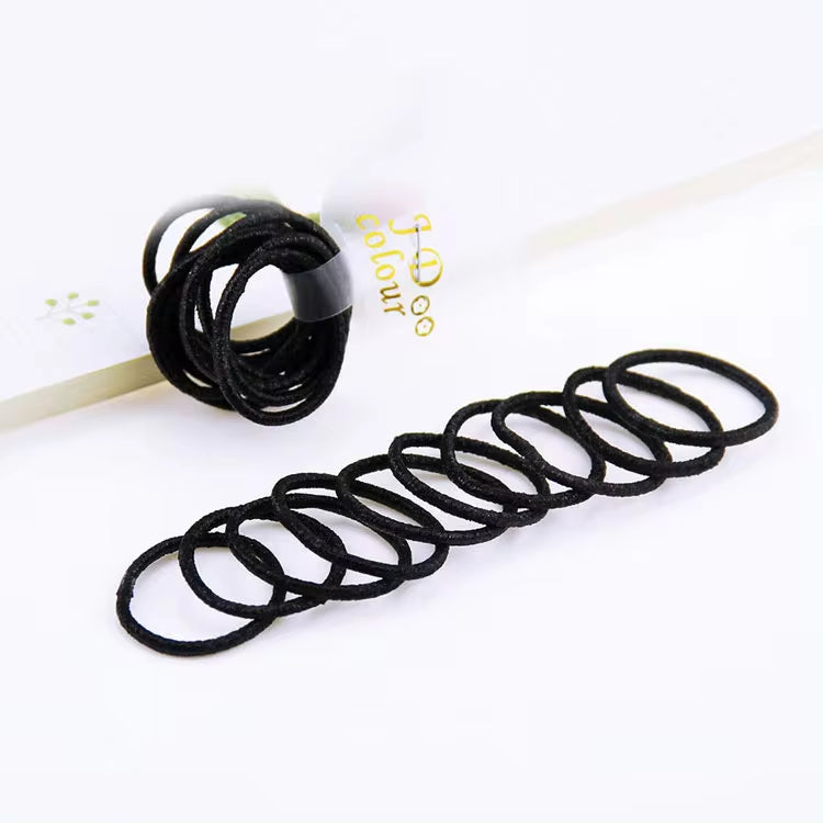 10-pack Élastique Élastique Shiny enfants bande en caoutchouc Bande de cheveux de feuille d'or Accessoires