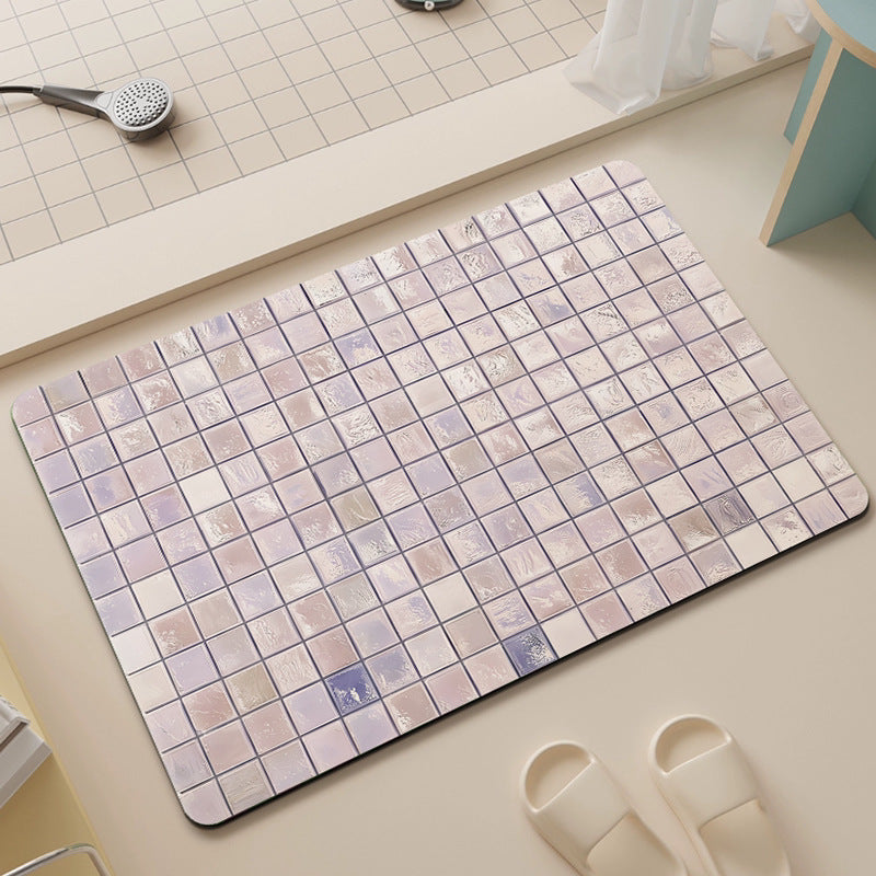 Tapis de porte à séchage rapide Dirt- et résistant aux rayures Tapis de pied Diatomées Terre tapis