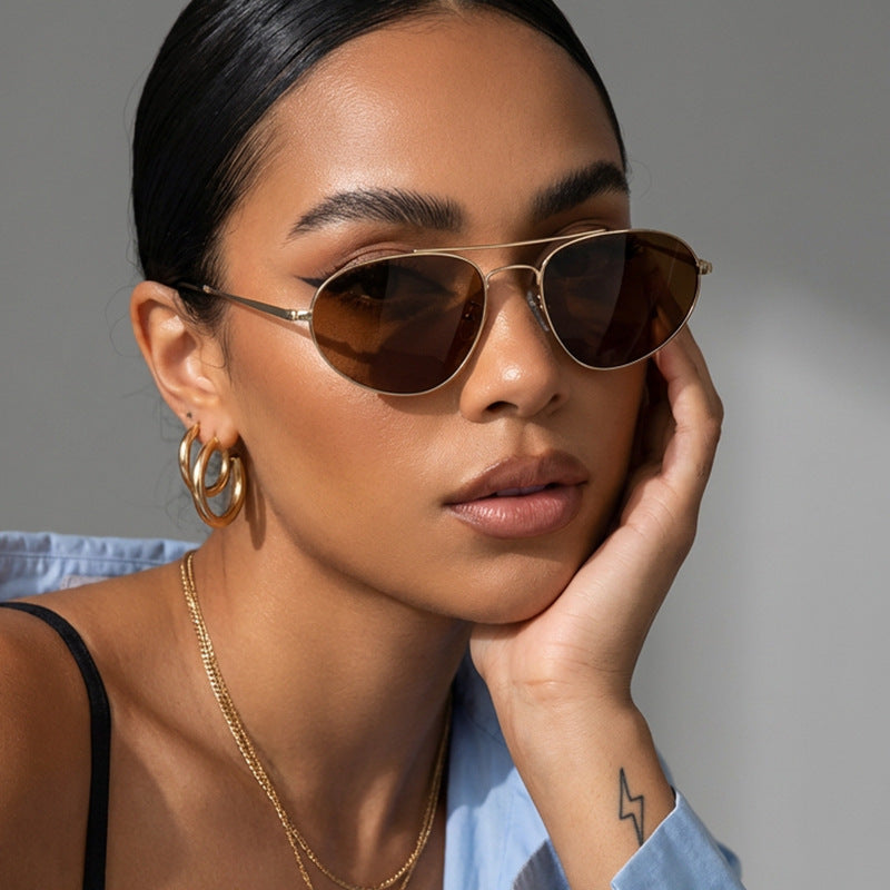 Lunettes de soleil Aviator européennes et américaines