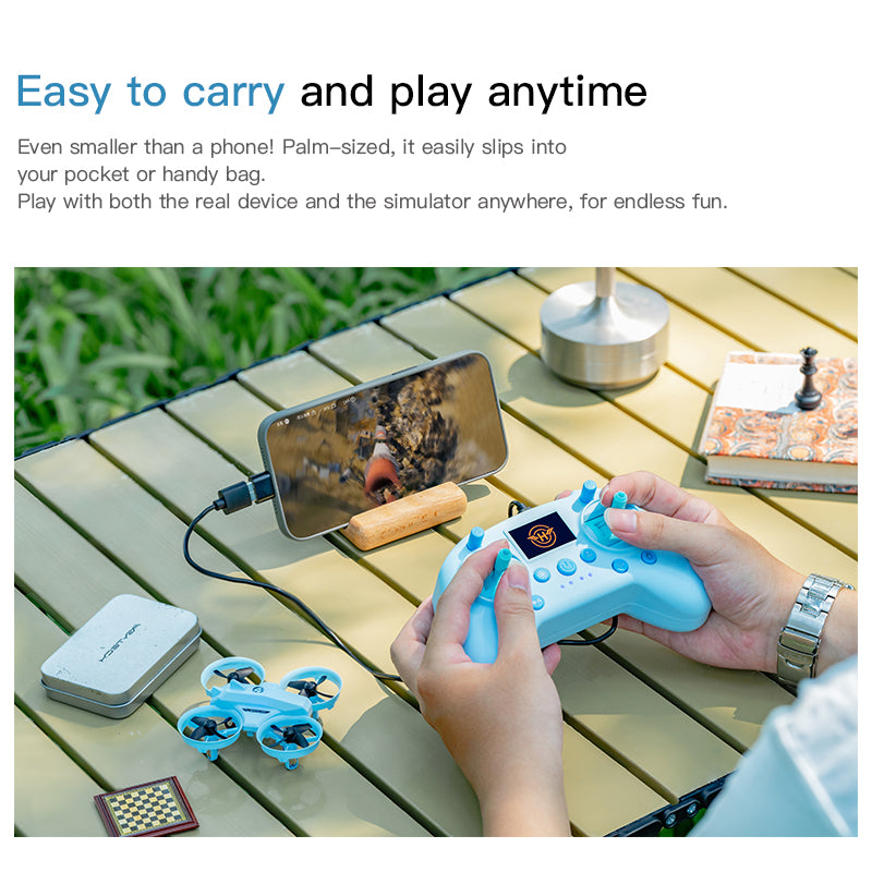 S4 Blue Simulator Dual Electric Drone